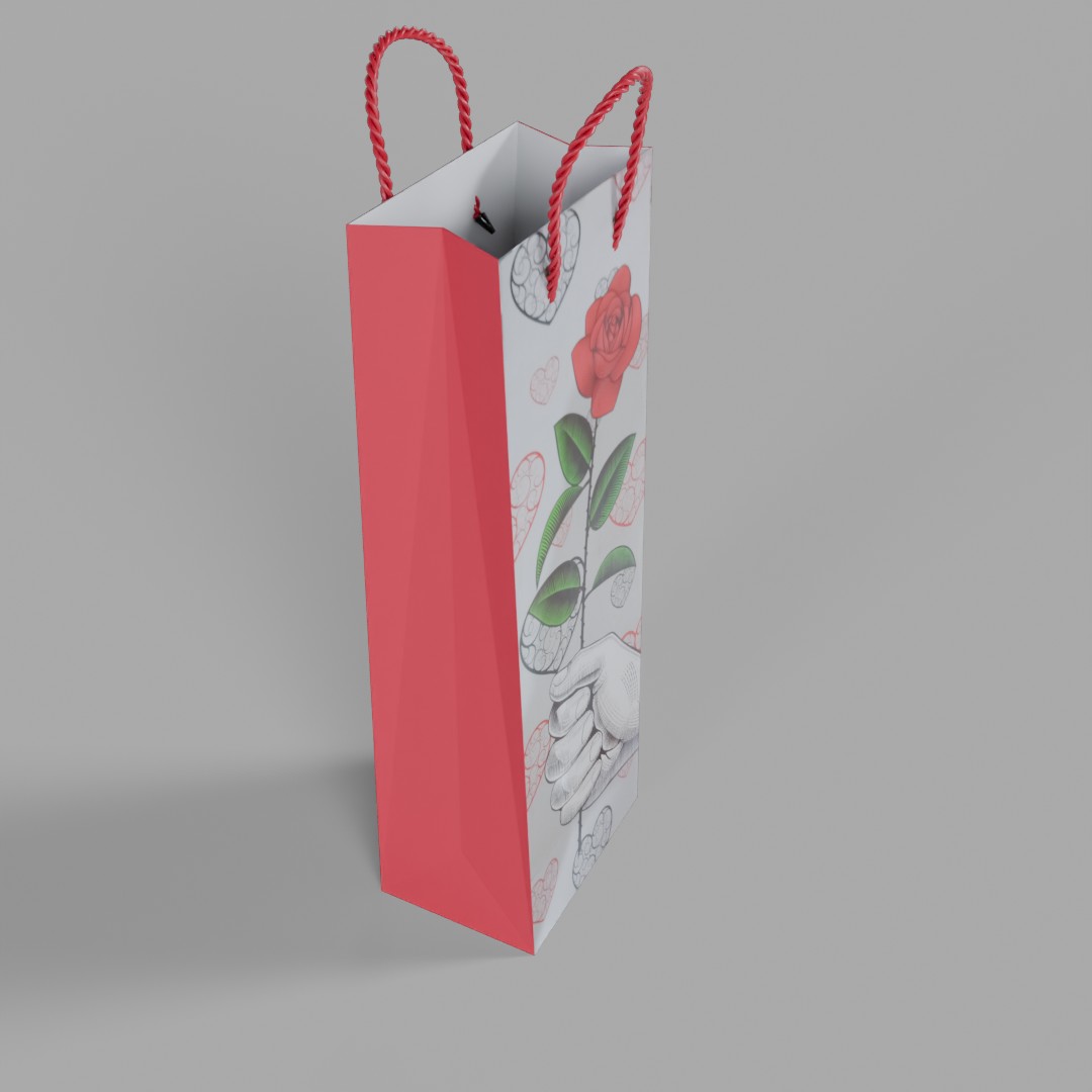 Romantic Rose Gift Bag