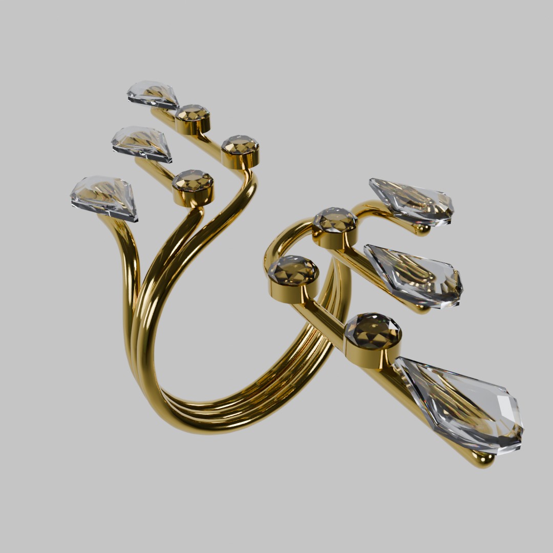 The Gilded Vine Ring