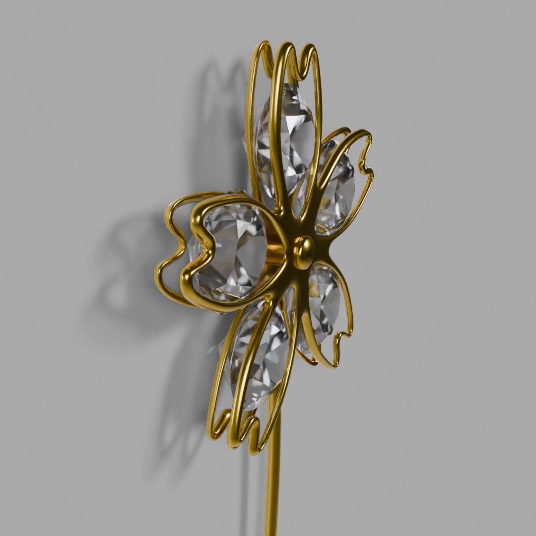 The Ethereal Blossom Pin