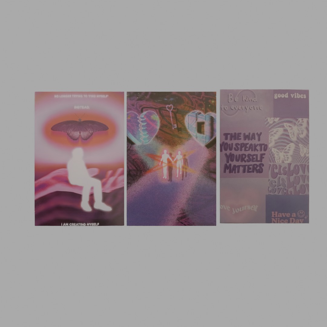 Aura Girl Wall Collage Kit