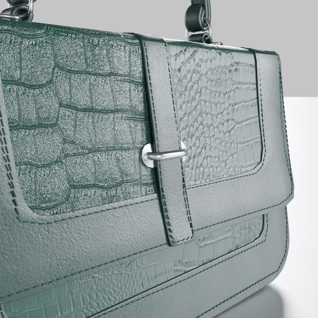 The Emerald Meridian Purse