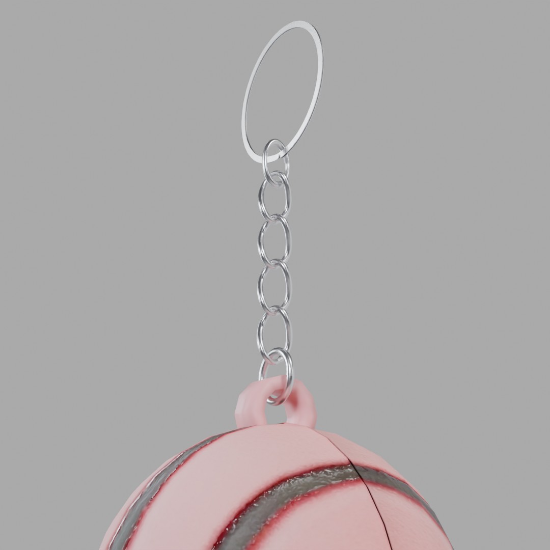 Courtside Glam Keychain