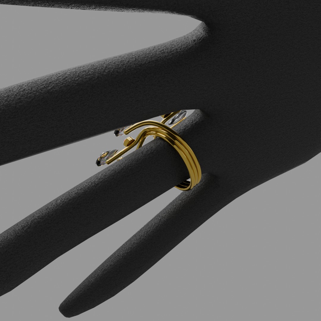 The Gilded Vine Ring