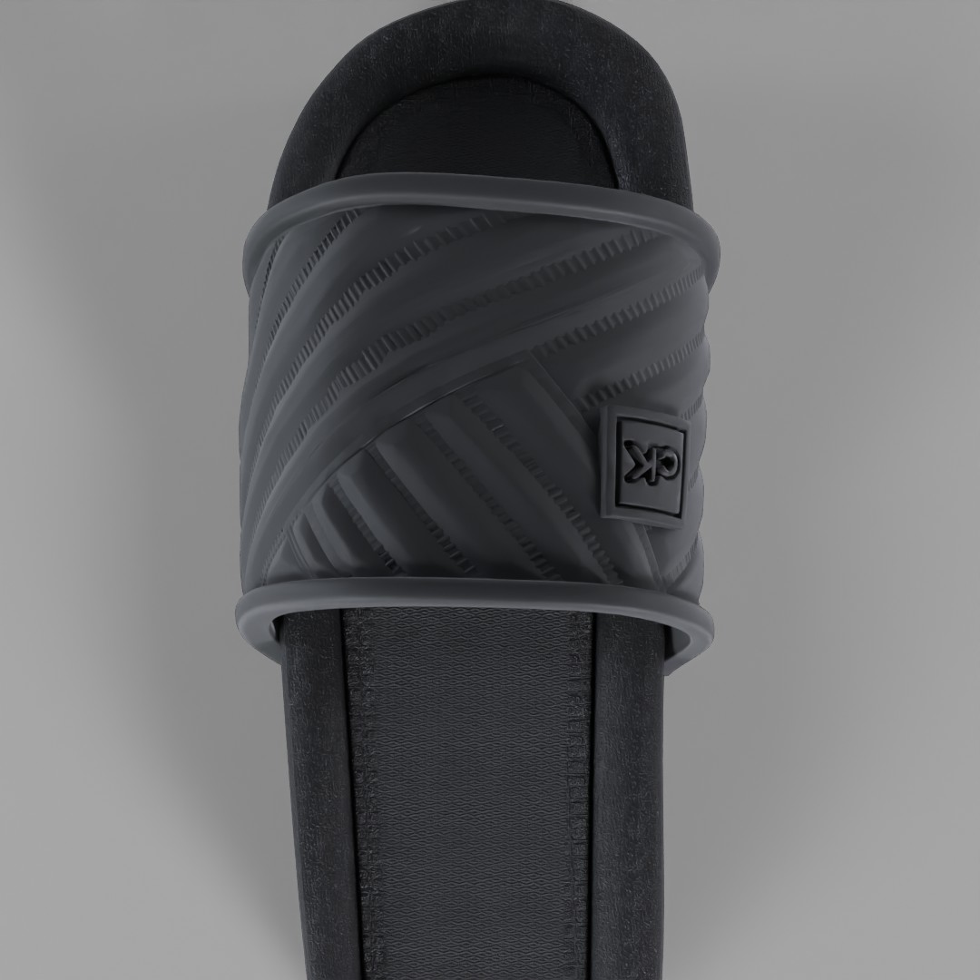 Calvin Klein Multi-Strap Platform Slides