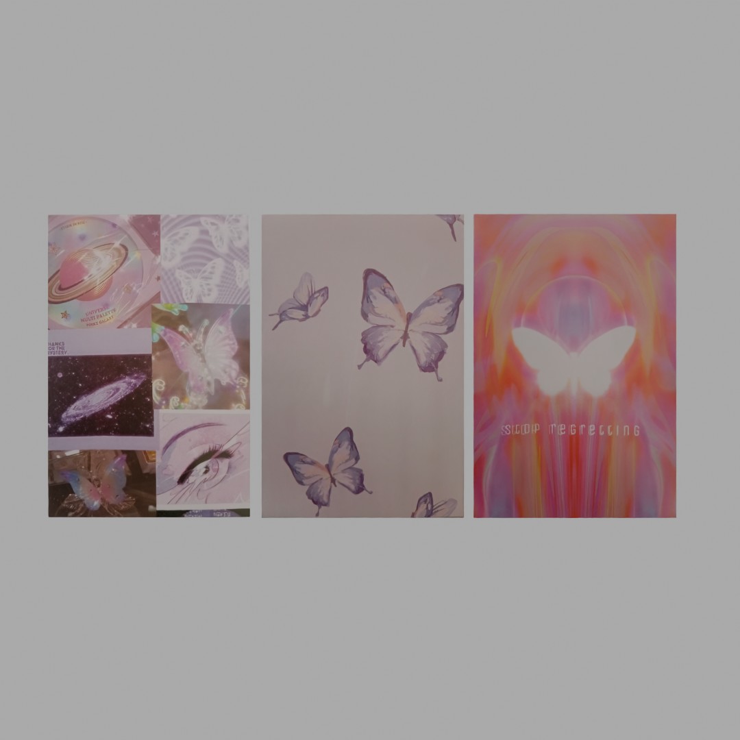 Aura Girl Wall Collage Kit
