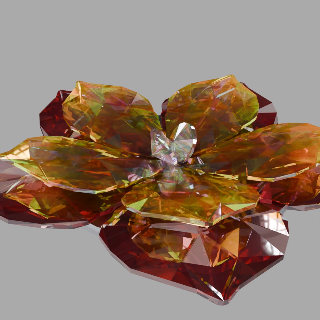 The Crimson Solstice Bloom