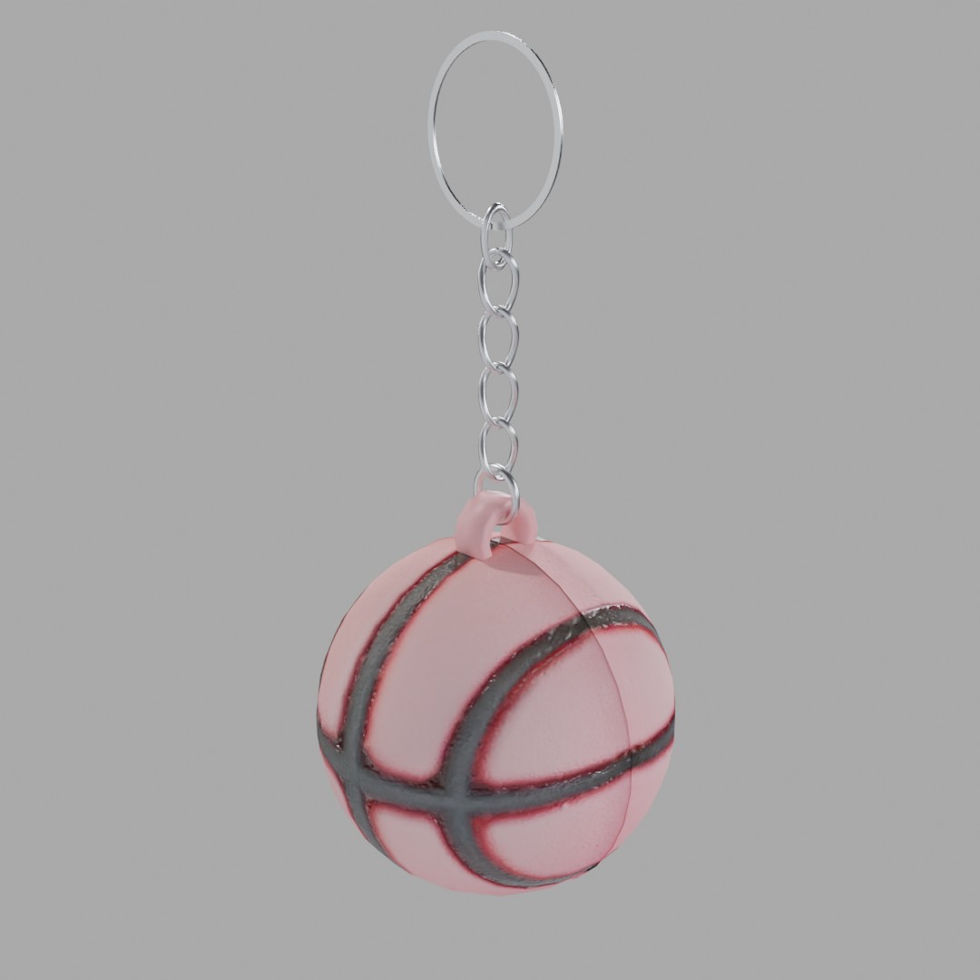Courtside Glam Keychain