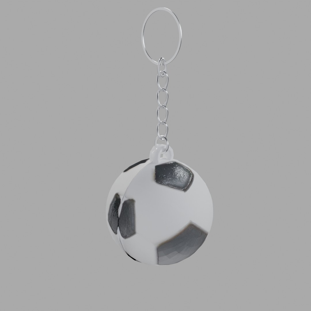 Classic Soccer Ball Keychain