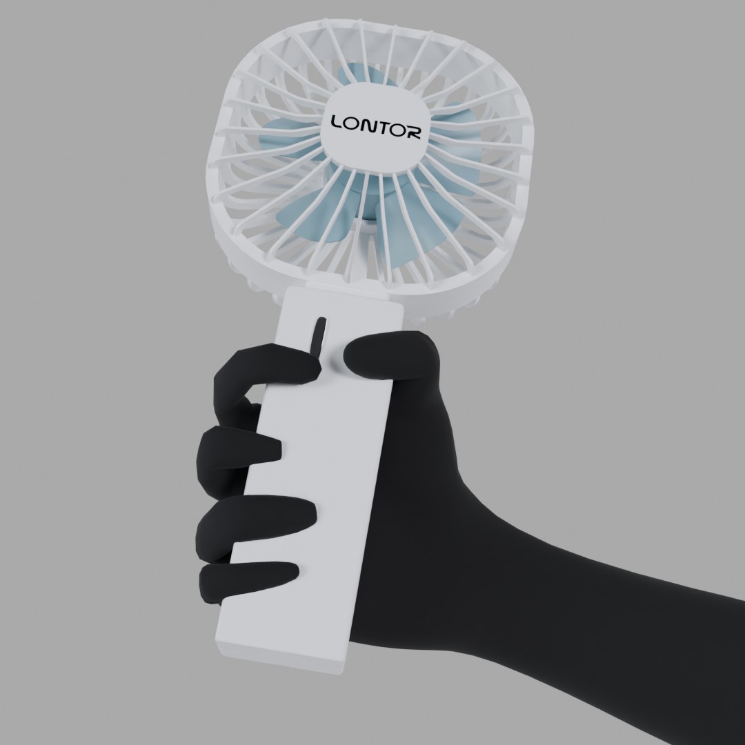 LONTOR Mini Rechargable Fan