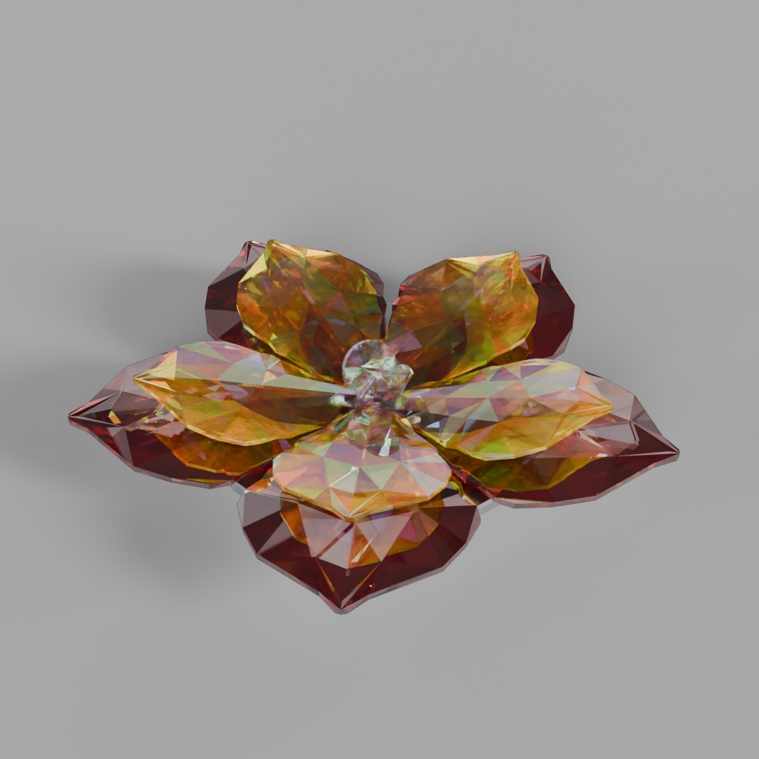 The Crimson Solstice Bloom