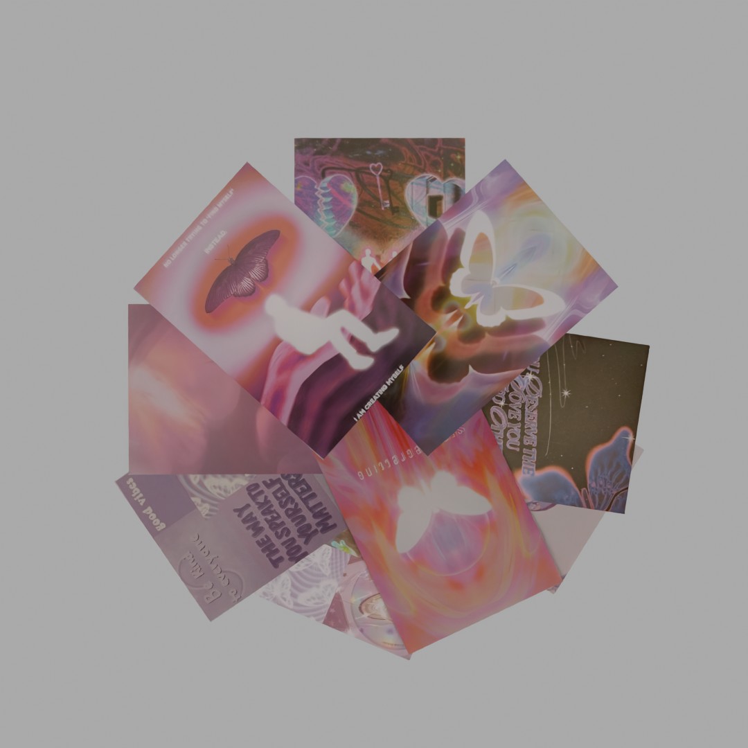 Aura Girl Wall Collage Kit